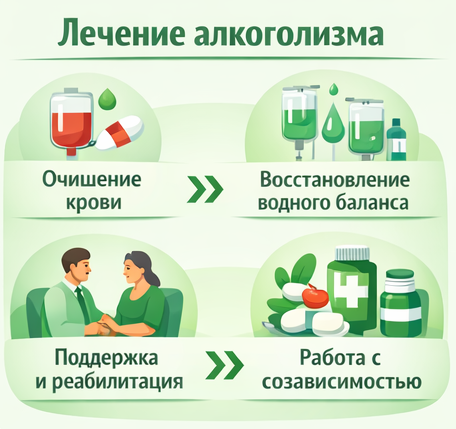 лечение алкоголизма в Нижнеудинске этапы
